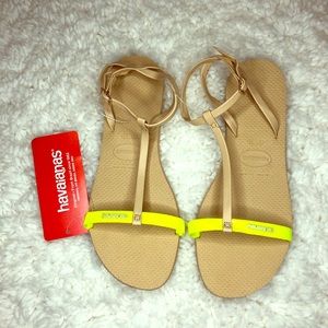 Havaianas Flip Flop Sandals Sz 7/8